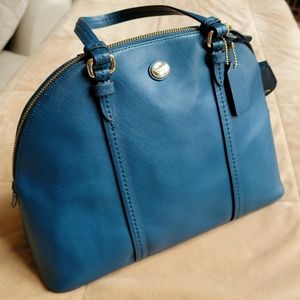 Teal Coach Handbag